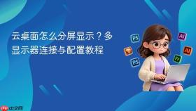 云桌面怎么分屏显示？多显示器连接与配置教程