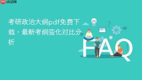 考研政治大纲pdf免费下载，最新考纲变化对比分析