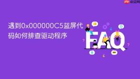 遇到0x000000C5蓝屏代码如何排查驱动程序