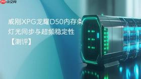 威刚XPG龙耀D50内存条灯光同步与超频稳定性【测评】