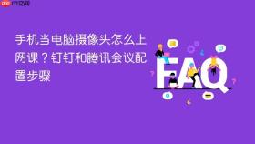 手机当电脑摄像头怎么上网课?钉钉和腾讯会议配置步骤