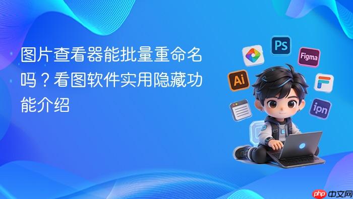 图片查看器能批量重命名吗?看图软件实用隐藏功能介绍