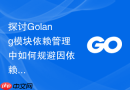 探讨golang模块依赖管理中如何规避因依赖包版本过新导致的生产不稳定