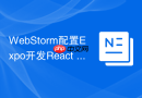 webstorm配置expo开发react native移动应用步骤