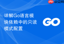 详解go语言模块依赖中的只读模式配置