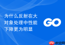 为什么反射在大对象处理中性能下降更为明显