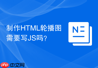 制作html轮播图需要写js吗？