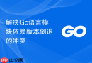 解决Go语言模块依赖版本倒退的冲突