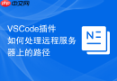 vscode插件如何处理远程服务器上的路径