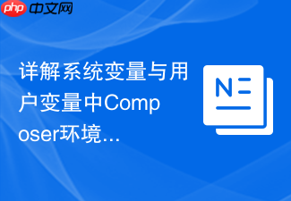 详解系统变量与用户变量中composer环境变量的区别