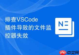 排查vscode插件导致的文件监控器失效