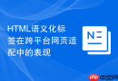html语义化标签在跨平台网页适配中的表现