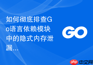 如何彻底排查go语言依赖模块中的隐式内存泄漏