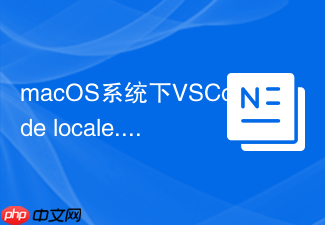 macos系统下vscode locale.json路径介绍