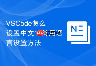 vscode怎么设置中文?常用语言设置方法