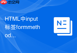 html中input标签formmethod属性设置提交方式的技巧