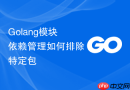 golang模块依赖管理如何排除特定包