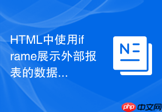 html中使用iframe展示外部报表的数据交互指南