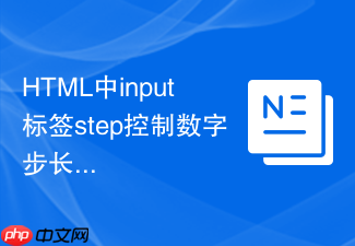 html中input标签step控制数字步长的使用技巧