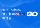 解决Go模块依赖下载因网络跳数过多