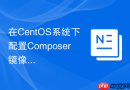 在centos系统下配置composer镜像源的步骤
