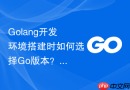 Golang开发环境搭建时如何选择Go版本？稳定版与最新版选择建议