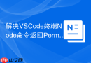 解决vscode终端node命令返回permission denied的权限纠错方案