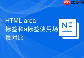 html area标签和a标签使用场景对比