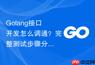 golang接口开发怎么调通?完整测试步骤分享