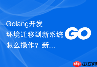 golang开发环境迁移到新系统怎么操作？新手指南