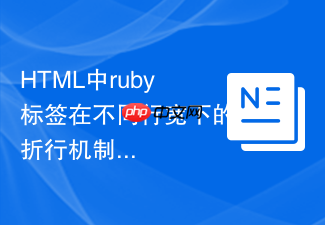html中ruby标签在不同行宽下的折行机制