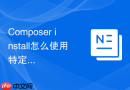 composer install怎么使用特定环境版本?多版本共存调用指南