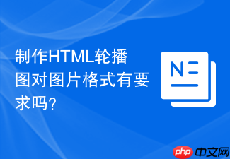 制作html轮播图对图片格式有要求吗?