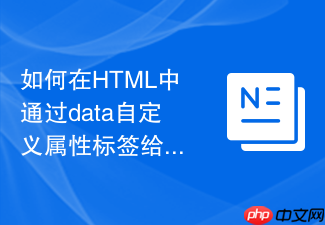 如何在html中通过data自定义属性标签给图片添加水印文字
