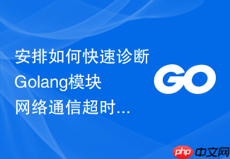 安排如何快速诊断golang模块网络通信超时痛点