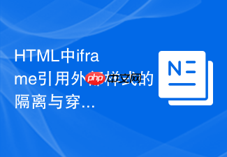 html中iframe引用外部样式的隔离与穿透技巧