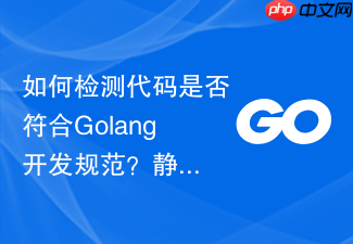 如何检测代码是否符合golang开发规范？静态检查工具使用方法