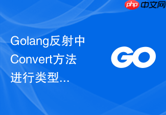 golang反射中convert方法进行类型转换的限制条件
