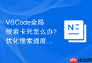 VSCode全局搜索卡死怎么办？优化搜索速度的设置