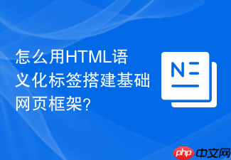 怎么用html语义化标签搭建基础网页框架?