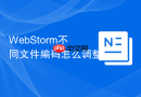 WebStorm不同文件编码怎么调整