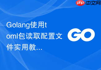 golang使用toml包读取配置文件实用教程