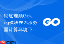 彻底理顺Golang模块在无服务器计算环境下的资源按需释放