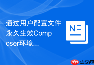 通过用户配置文件永久生效composer环境变量的步骤