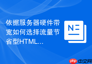 依据服务器硬件带宽如何选择流量节省型html打包函数工具