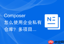 Composer怎么使用企业私有仓库？多项目共享包配置方法