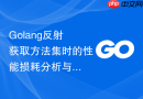 Golang反射获取方法集时的性能损耗分析与处理