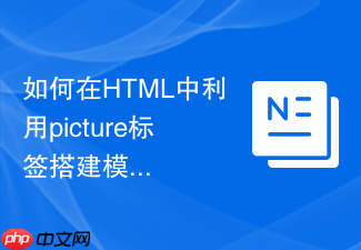 如何在html中利用picture标签搭建模块化网页的展示结构