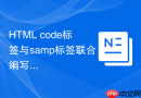 html code标签与samp标签联合编写的实例