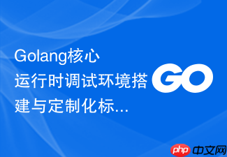 golang核心运行时调试环境搭建与定制化标准库编译